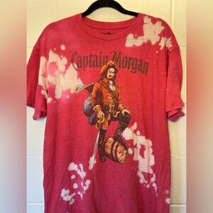 Captain Morgan Bleach Tie-Dye Graphic Tee